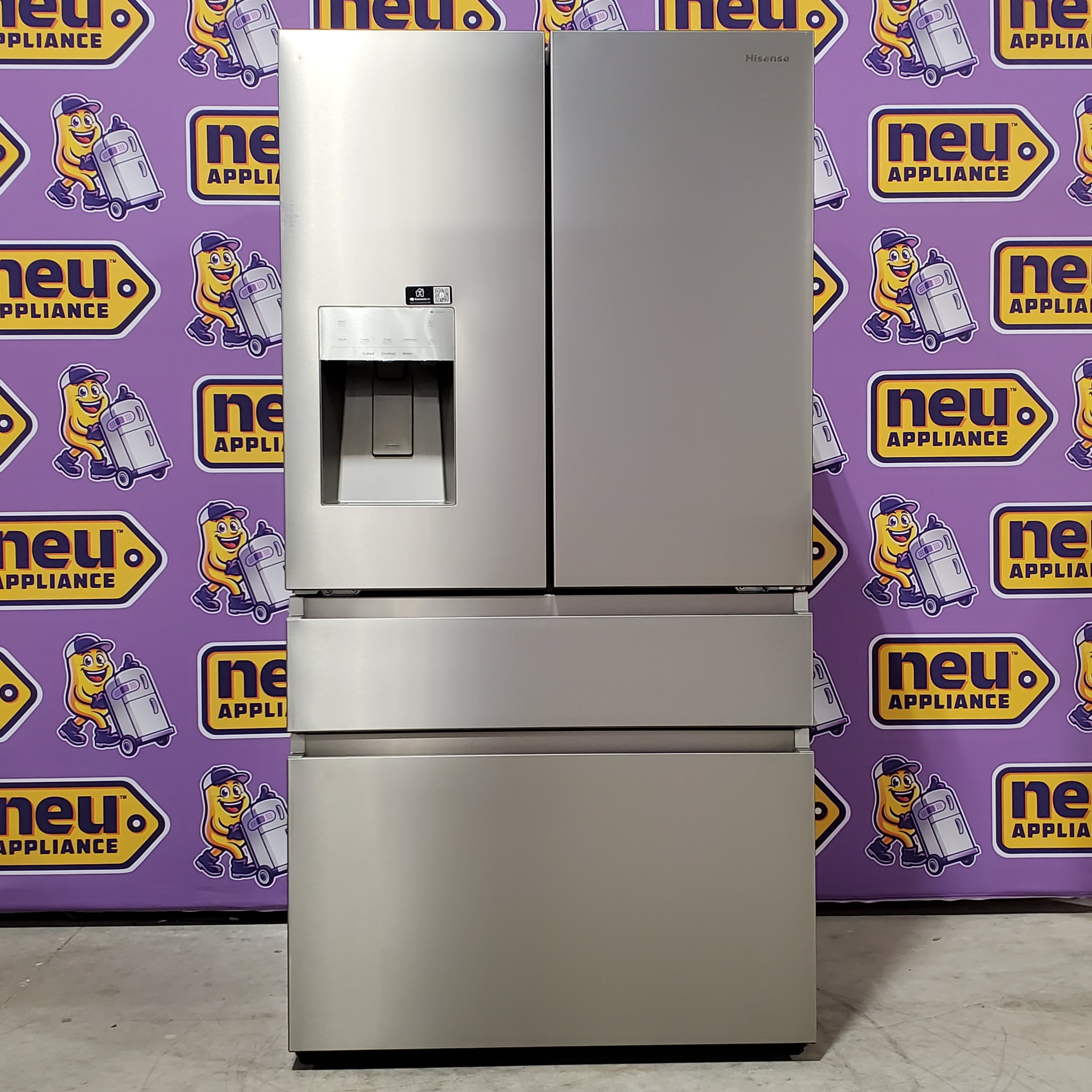 25.6 cu. ft. Standard-Depth 4-Door French Door Smart Refrigerator