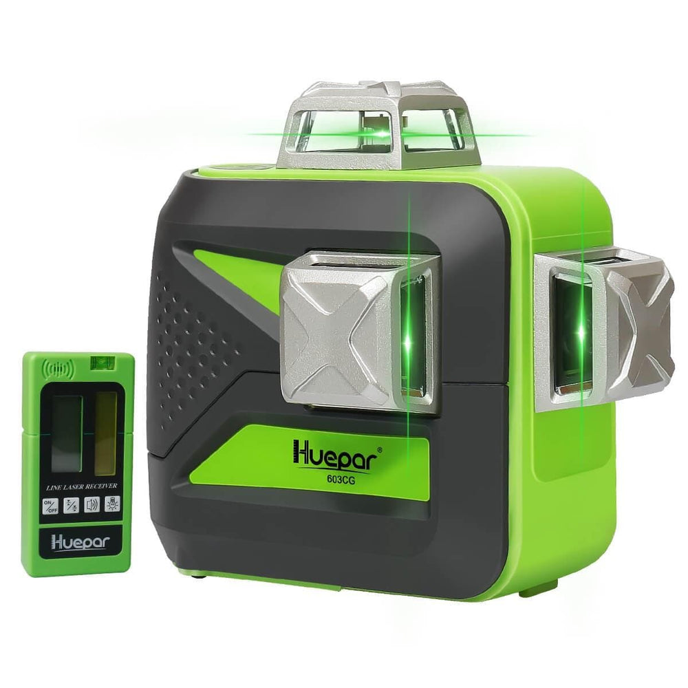 Huepar 603CG 3D Green Beam Self-Leveling Laser Level