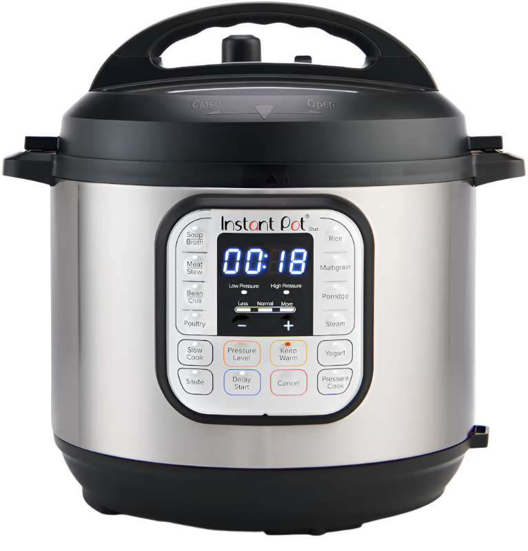 Instant Pot Duo 7-in-1 Electric Pressure Cooker, 6 Quart