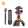 K&F Concept SA254M2 DSLR Camera Aluminum Tripod with Monopod and Ball Head