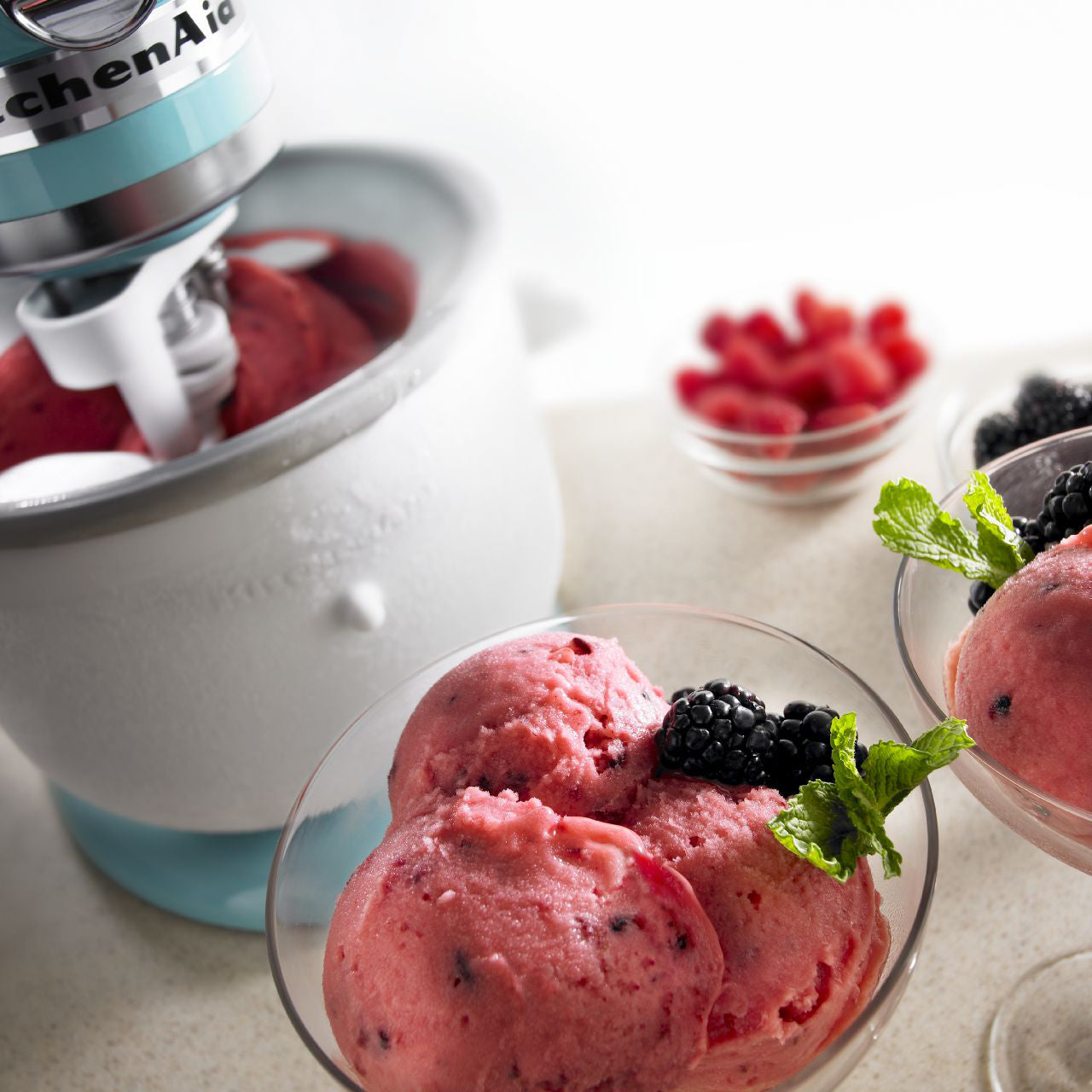 KitchenAid Ice Cream Maker Attachment KICA0WH