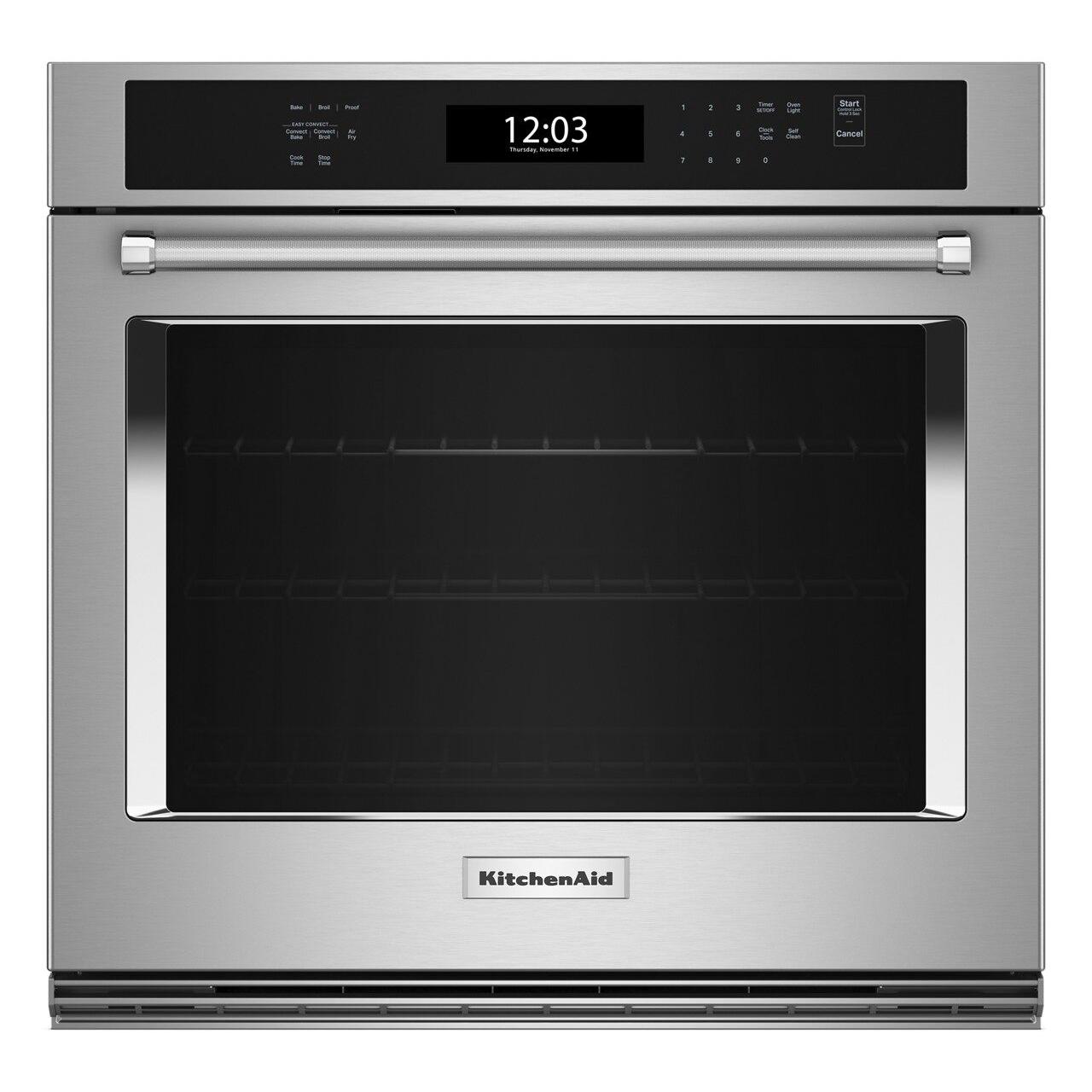 KitchenAid 30" Single Wall Oven with Air Fry Mode (KOES530PSS)