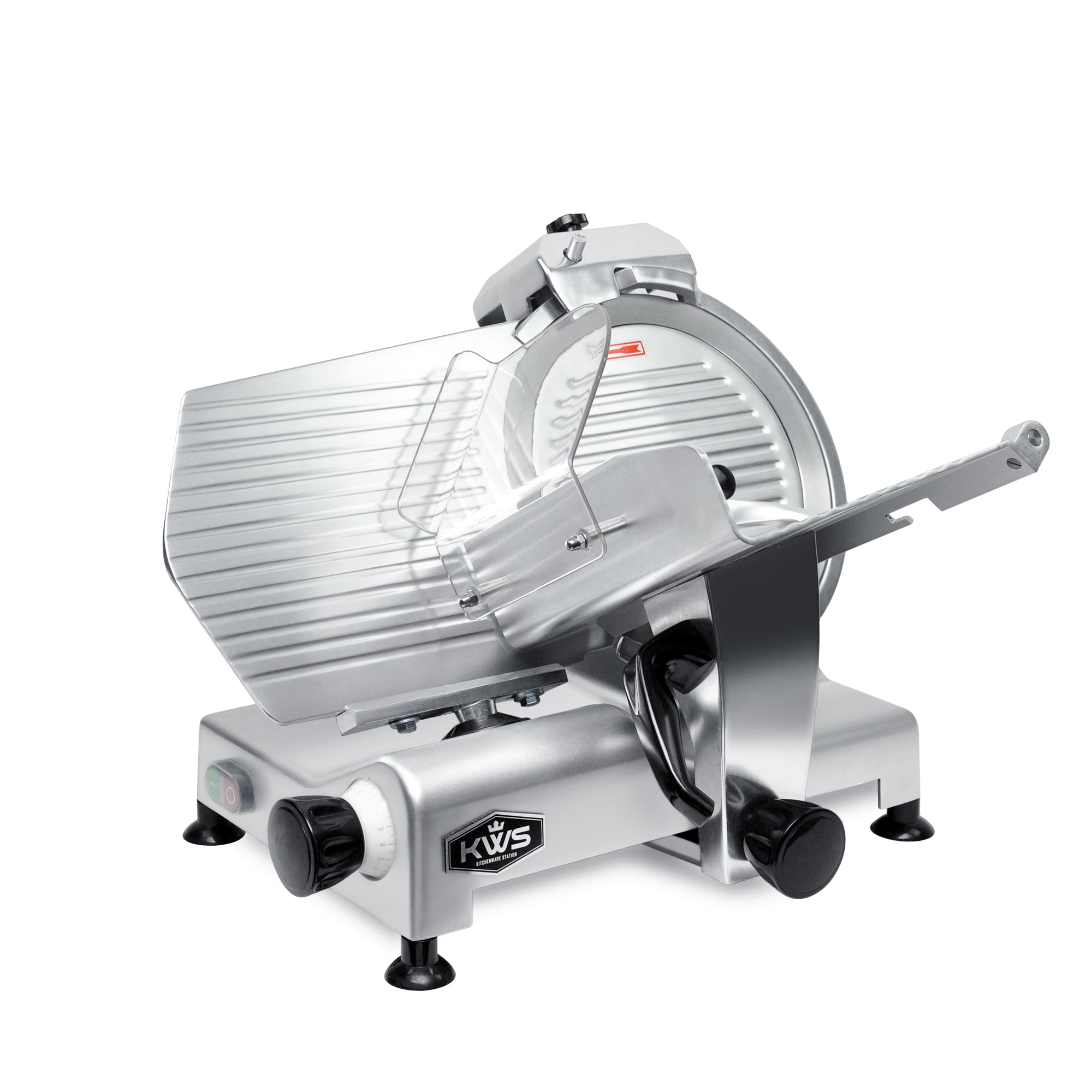KWS MS-12NS Premium Commercial 420W Electric Meat Slicer, 12-Inch Stainless Blade