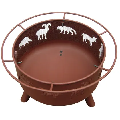 Landmann Big Sky Wildlife Wood-Burning Fire Pit