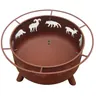 Landmann Big Sky Wildlife Wood-Burning Fire Pit