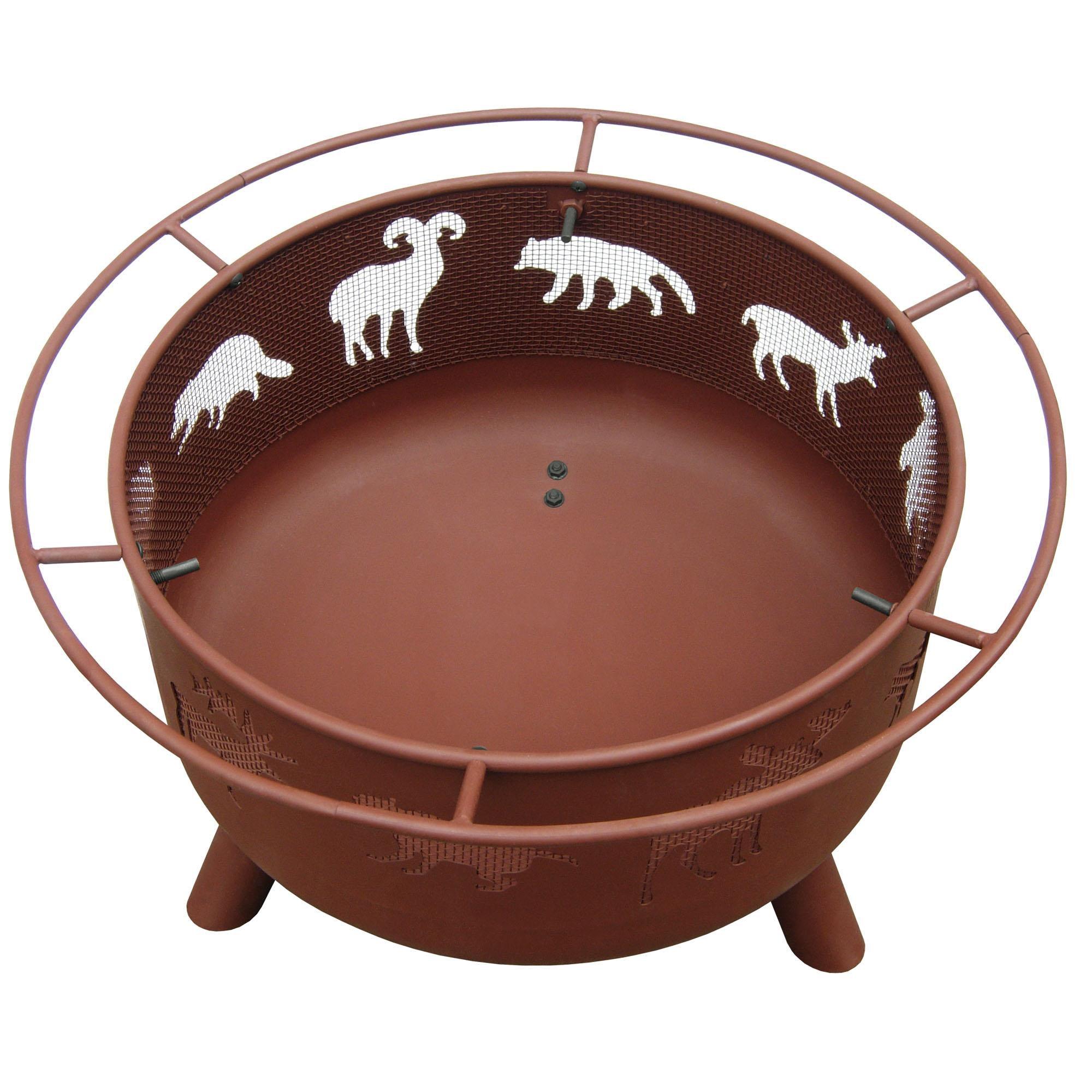 Landmann Big Sky Wildlife Wood-Burning Fire Pit