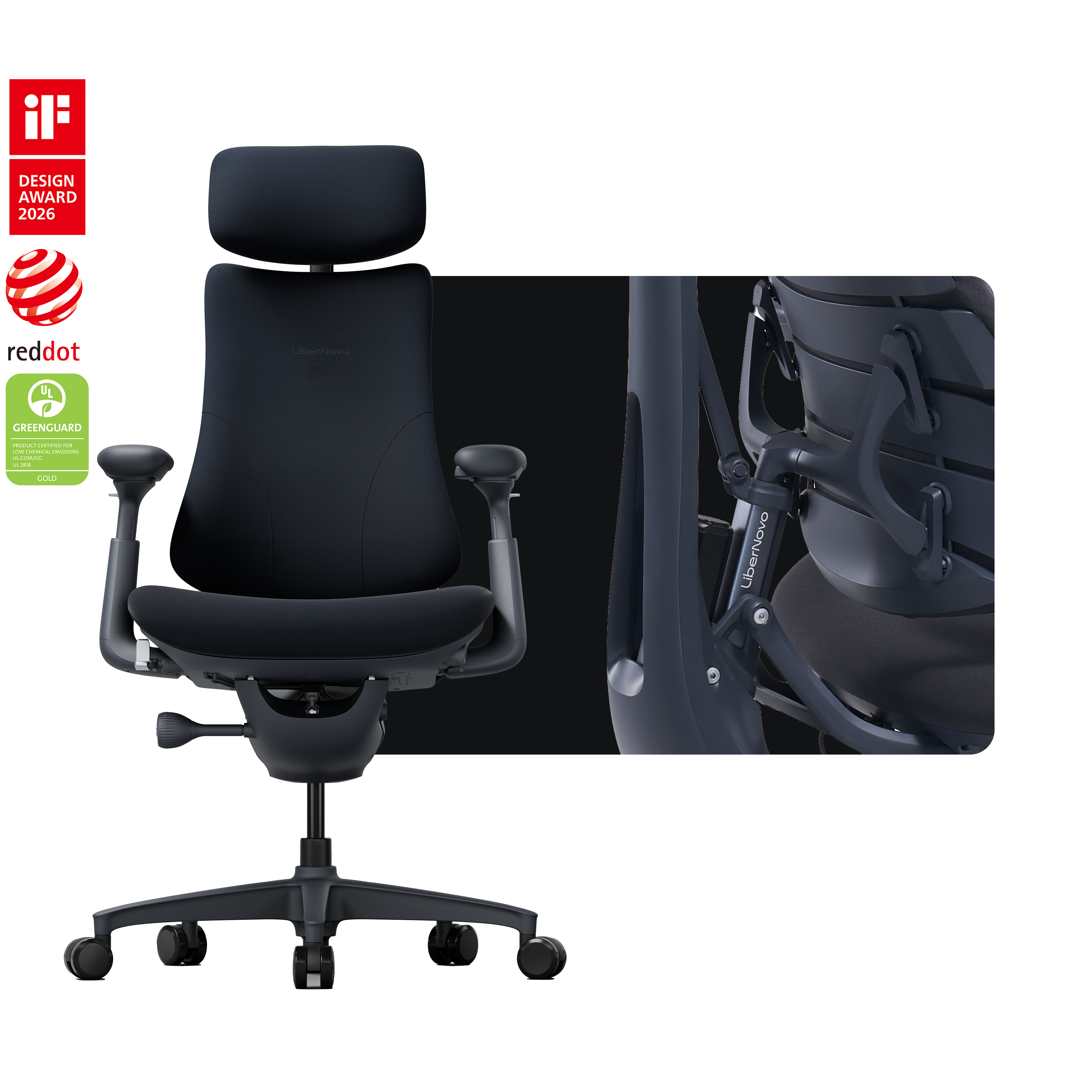 LiberNovo Omni Dynamic Ergonomic Chair
