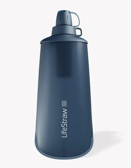 LifeStraw Peak Series Collapsible Squeeze 1L Bottle with Filter — LifeStraw