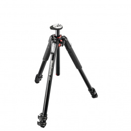 Manfrotto 055 Aluminum 3-Section Tripod with Horizontal Column