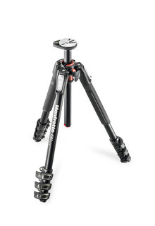 Manfrotto 190 Aluminum 4-Section Tripod with Horizontal Column