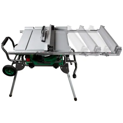 Metabo HPT C10RJS 10-in Jobsite Table Saw with Fold & Roll Stand