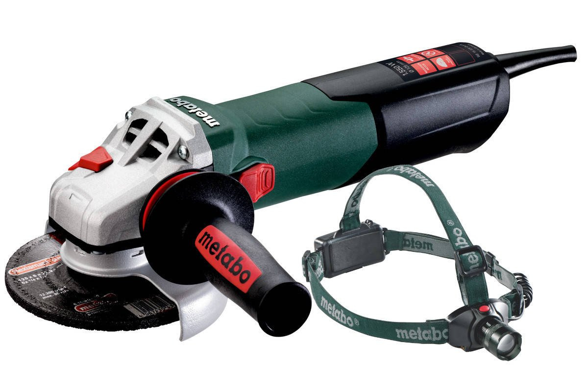 Metabo WEV15-125 Quick 4-1/2 in./5 in. 13.5 A Variable Speed Corded Angle Grinder