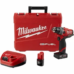 Milwaukee M12 FUEL 2504-22 1/2 in. Hammer Drill/Driver Kit