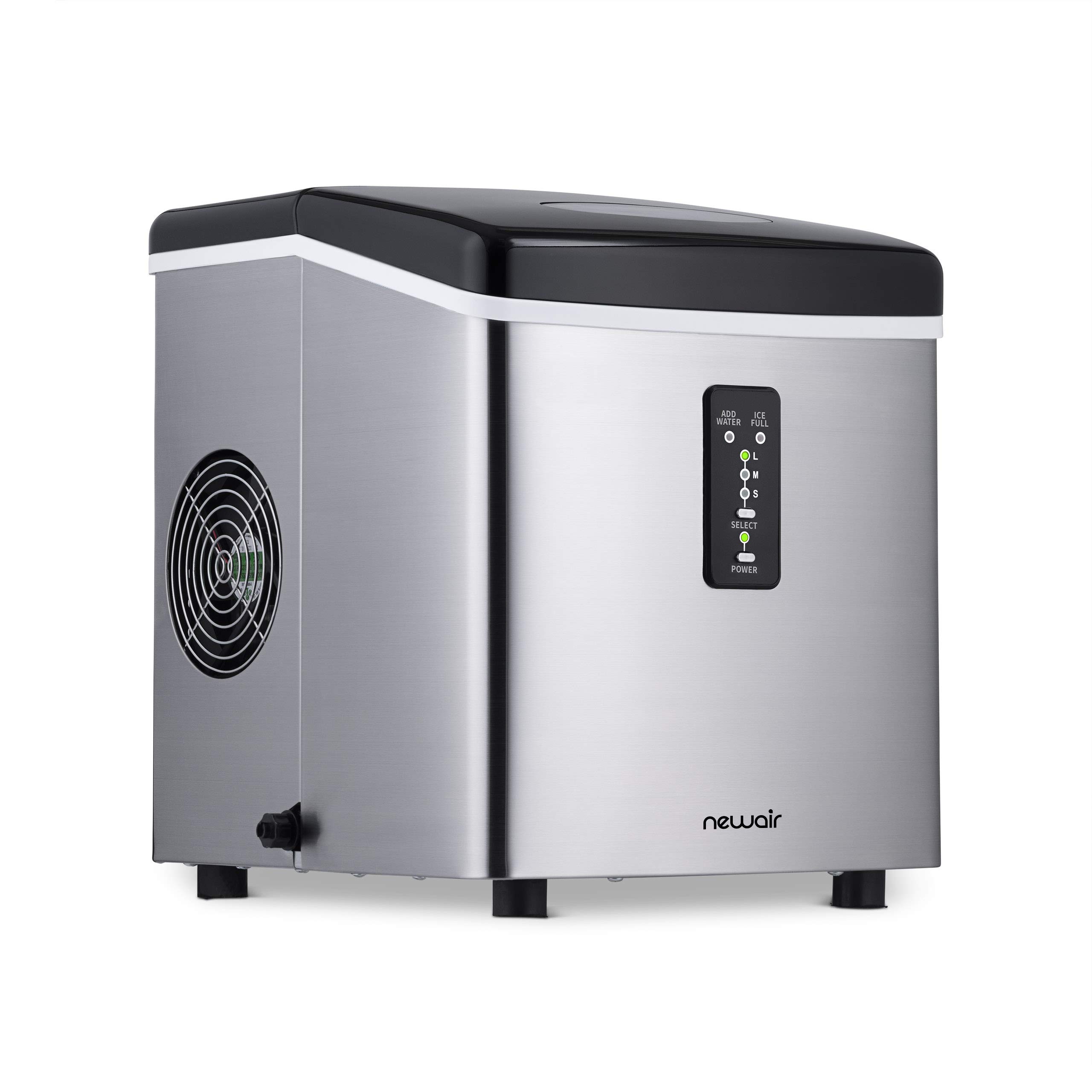 NewAir AI-100SS 28 lb Countertop Ice Maker