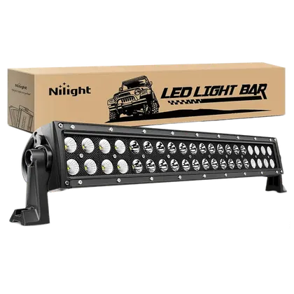 Nilight 22 in. 120W Double Row Spot/Flood LED Light Bar — Nilight