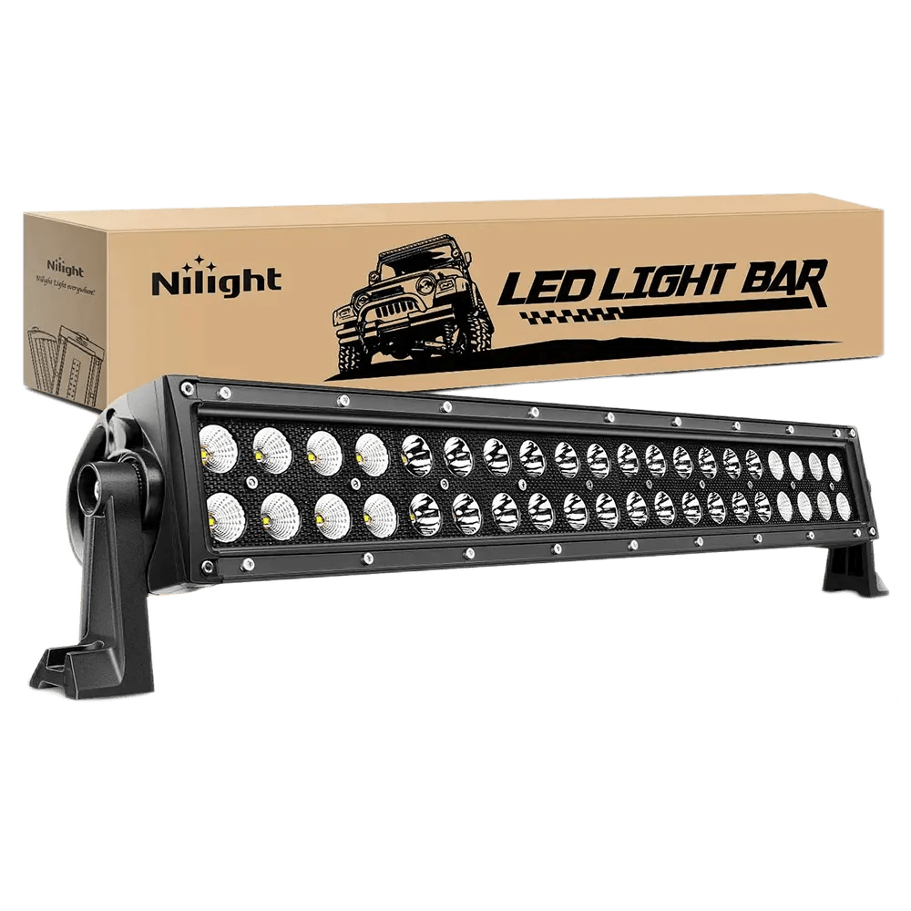 Nilight 22 in. 120W Double Row Spot/Flood LED Light Bar