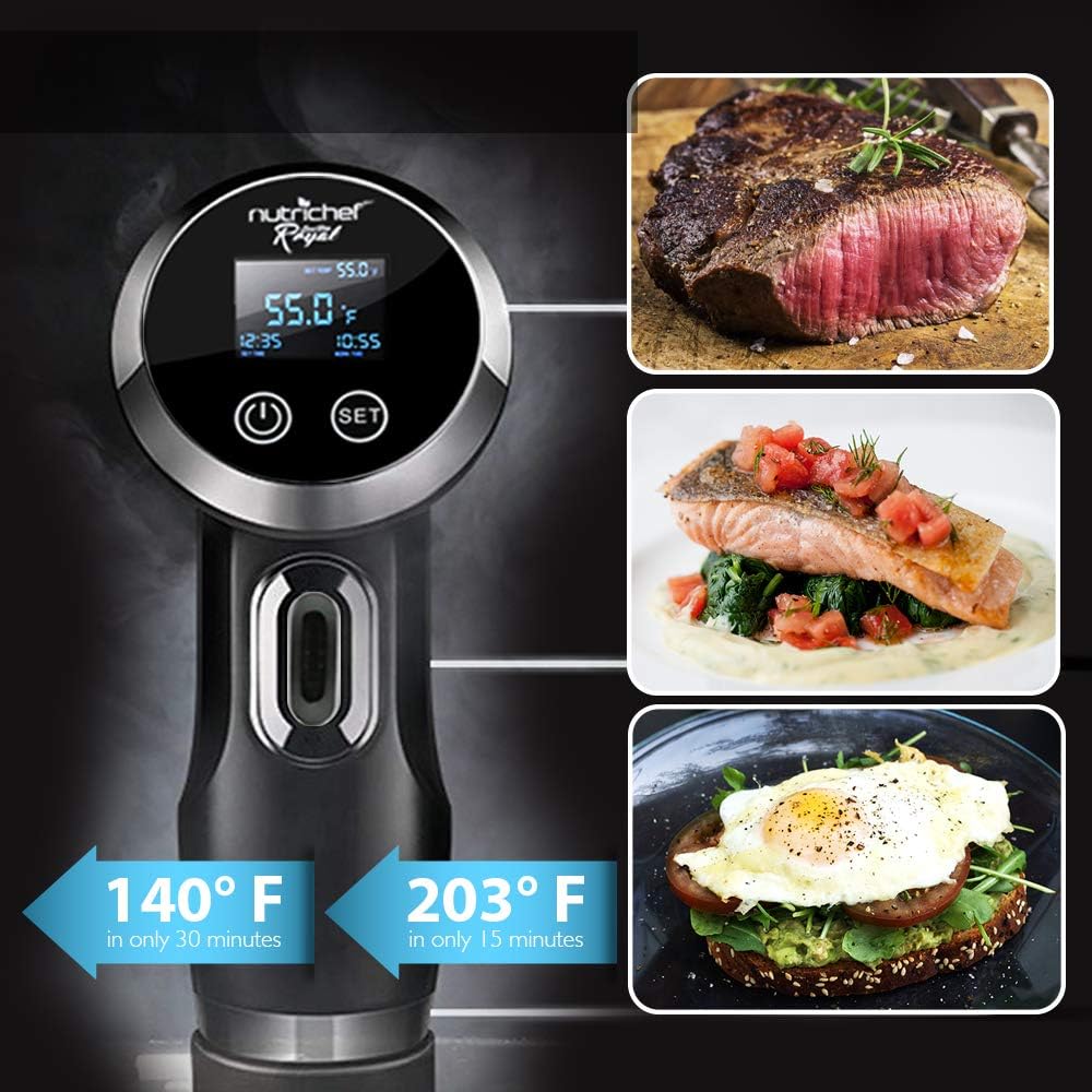NutriChef Royal Sous-Vide Immersion Circulator (PKPC235BK)