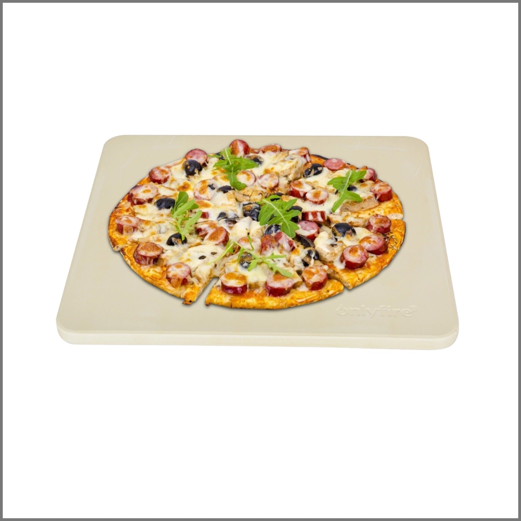 Onlyfire Ceramic Pizza Stone (14 x 16in)