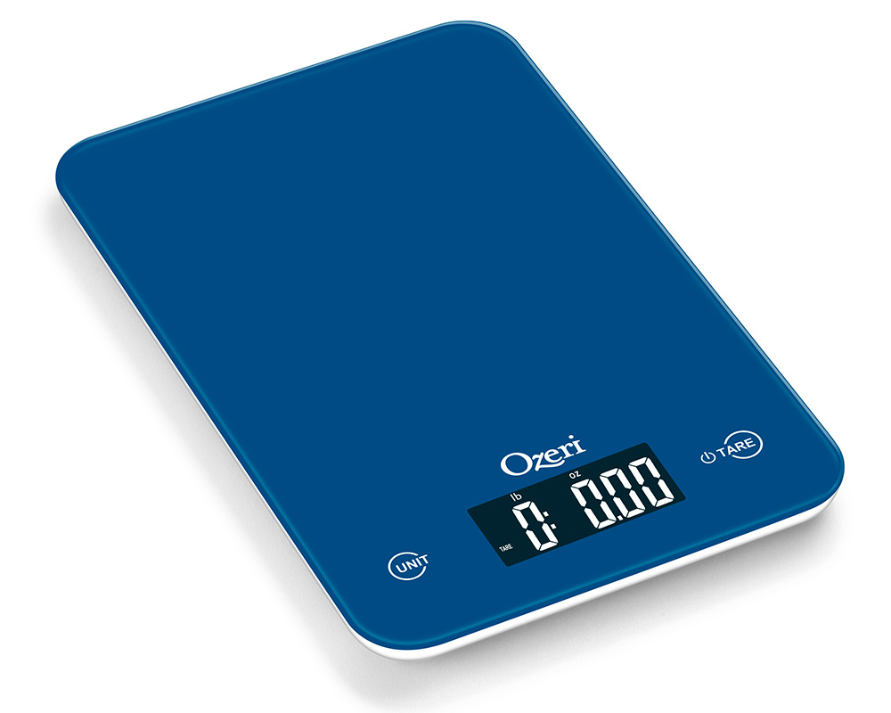 Ozeri Touch Professional Digital Kitchen Scale (12 lbs Edition), Tempered Glass