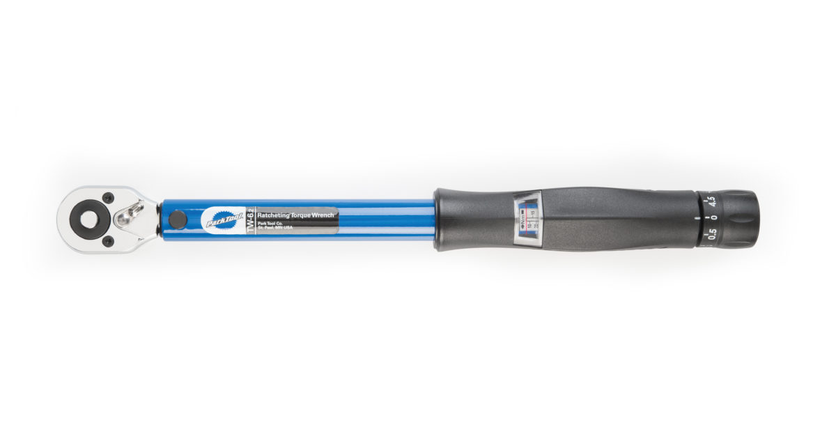 Park Tool TW-6.2 3/8 in. Drive Ratcheting Click-Type Torque Wrench (10-60 Nm)