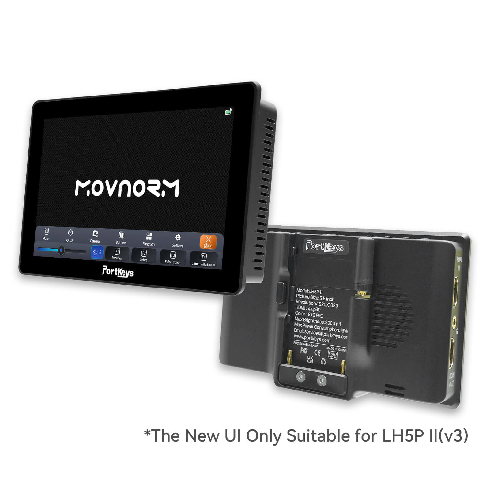 Portkeys LH5P II 5.5in Touchscreen Monitor