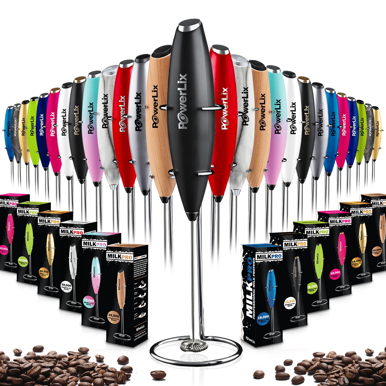 PowerLix Handheld Milk Frother