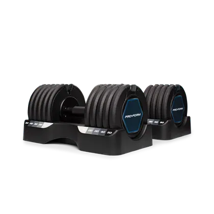 ProForm Rapid Strike 50 Lb. Adjustable Dumbbell Set