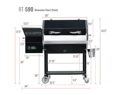 Recteq RT-590 Stampede Wood Pellet Grill — Recteq