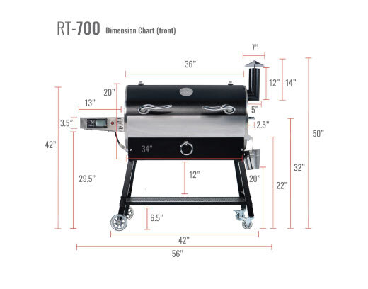 Recteq RT-700 Bull WiFi Pellet Grill