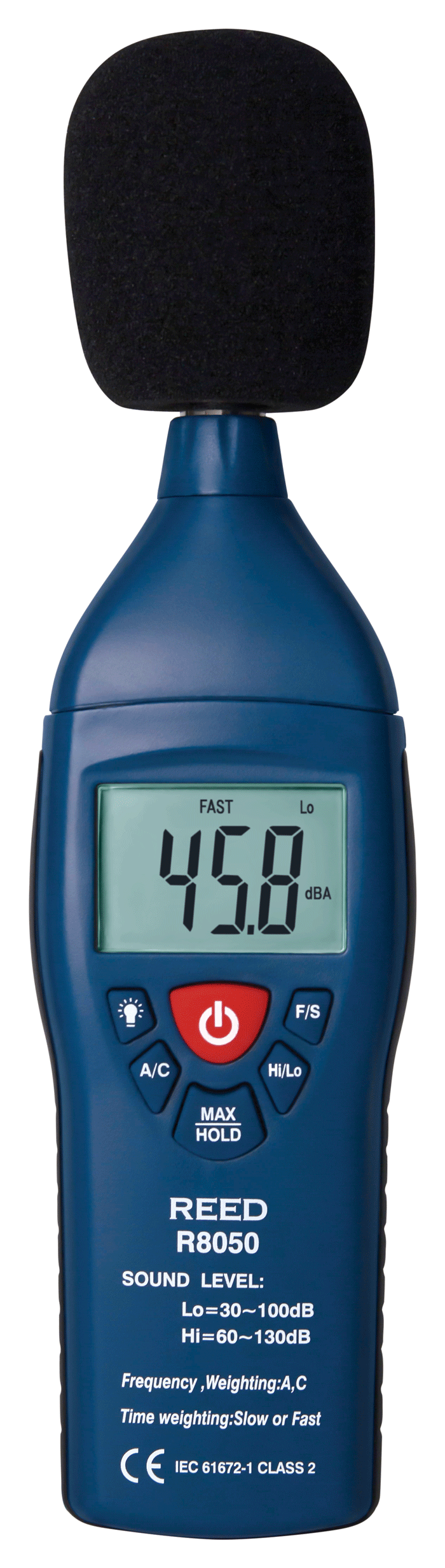 REED Instruments R8050 Dual Range Sound Level Meter