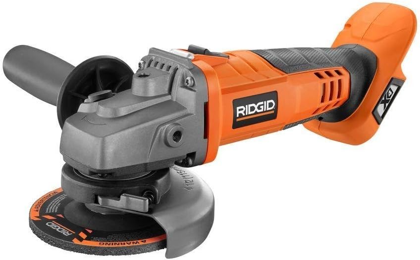 Ridgid R86040B 18V X4 4-1/2 in. Cordless Angle Grinder (Tool Only)
