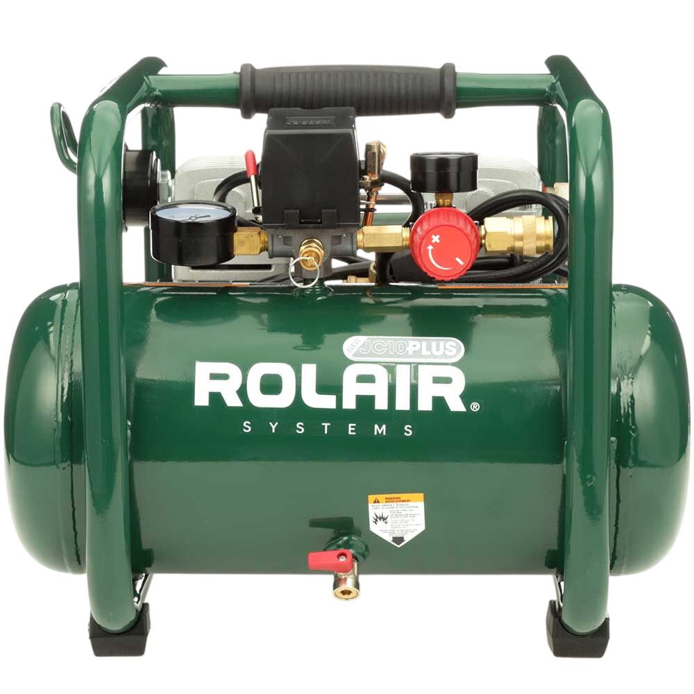 Rolair JC10PLUS 1 HP 2.5-Gallon Ultra-Quiet Compressor