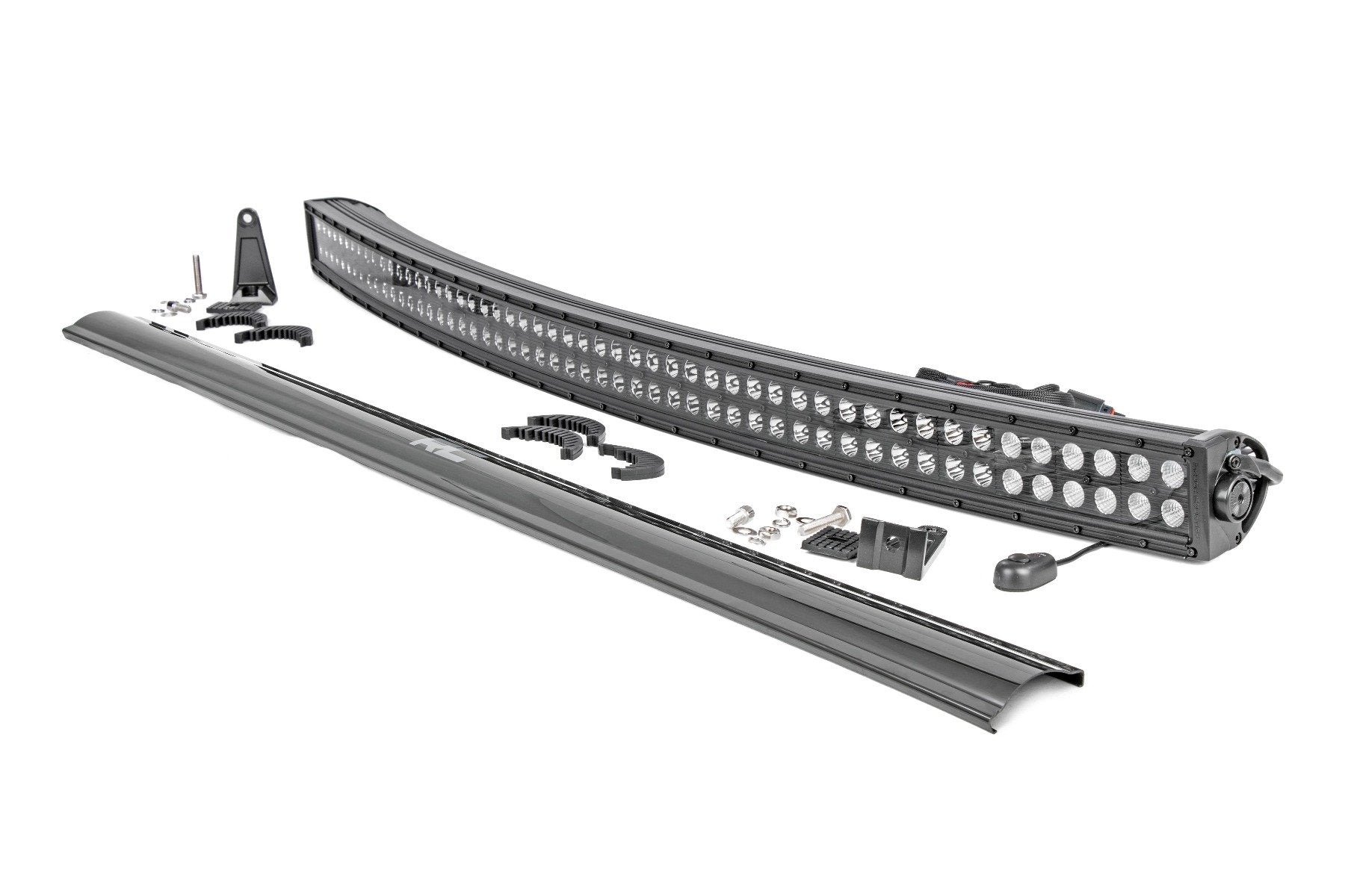 Rough Country 72950BL 50 in. Black Series Curved Dual Row LED Light Bar