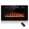 R.W.FLAME 36" Recessed Electric Fireplace