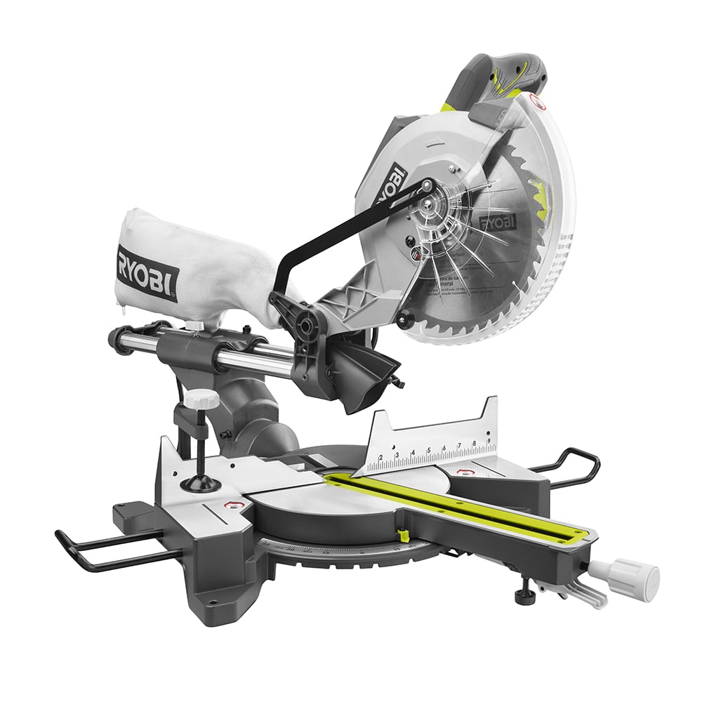 Ryobi TSS103 15-Amp 10-Inch Sliding Compound Miter Saw with LED