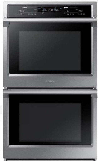 Samsung 30" Double Wall Oven with Steam Cook (NV51K6650DS)