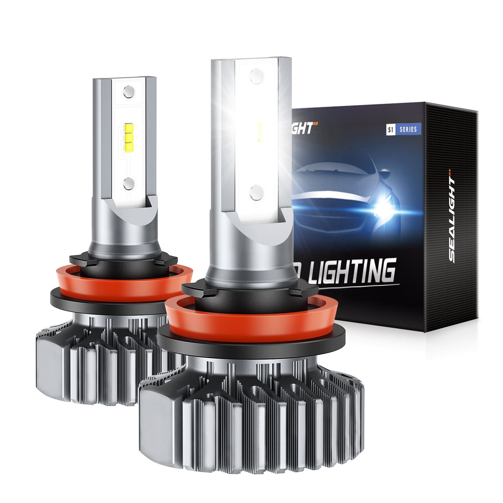 SEALIGHT Scoparc S1 H11/H9/H8 LED Headlight Bulbs (2-Pack)