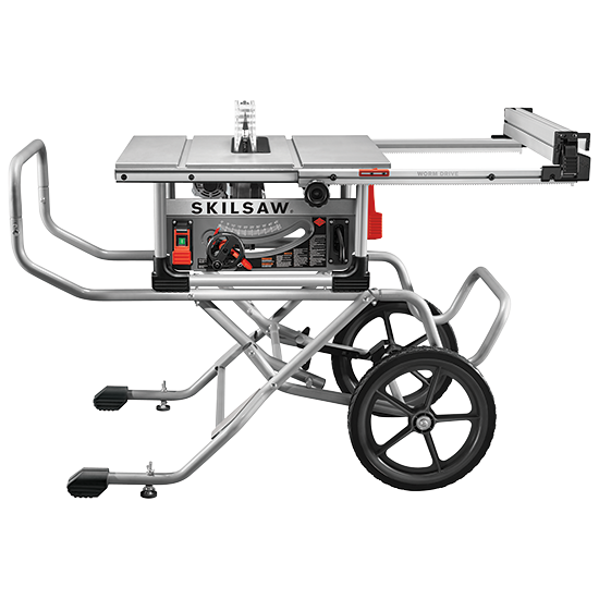SKILSAW SPT99-11 10-in Heavy Duty Worm Drive Table Saw with Stand