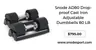 Snode AD80 Drop-Proof Cast Iron Adjustable Dumbbells (80 lb)