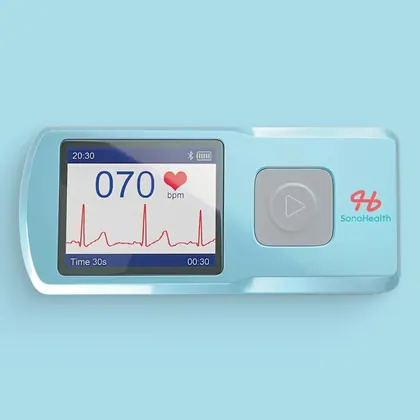 SonoHealth EKGraph Portable EKG Monitor