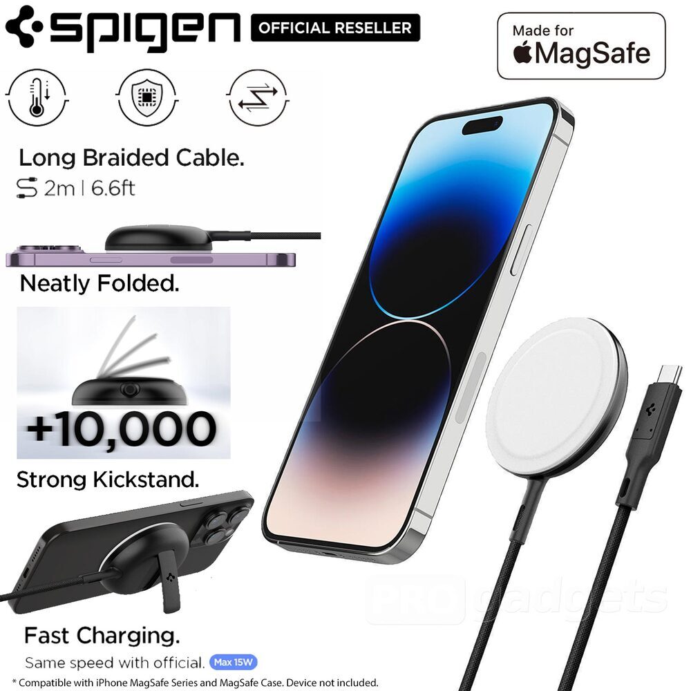 Spigen ArcField Magnetic 15W Wireless Charger PF2200 (MagFit)