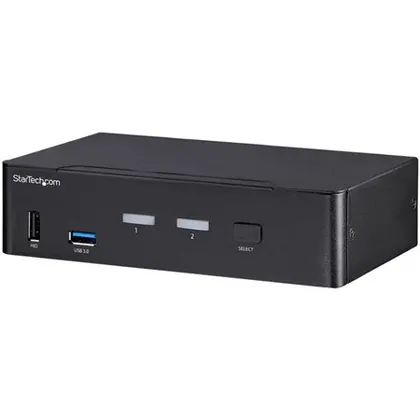 StarTech.com SV231DPU34K 2-Port DisplayPort KVM Switch 4K 60Hz