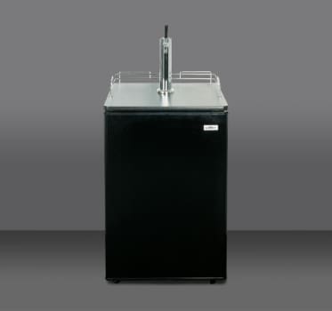 Summit SBC500B 24 in. Freestanding Full Keg Beer Dispenser, Black