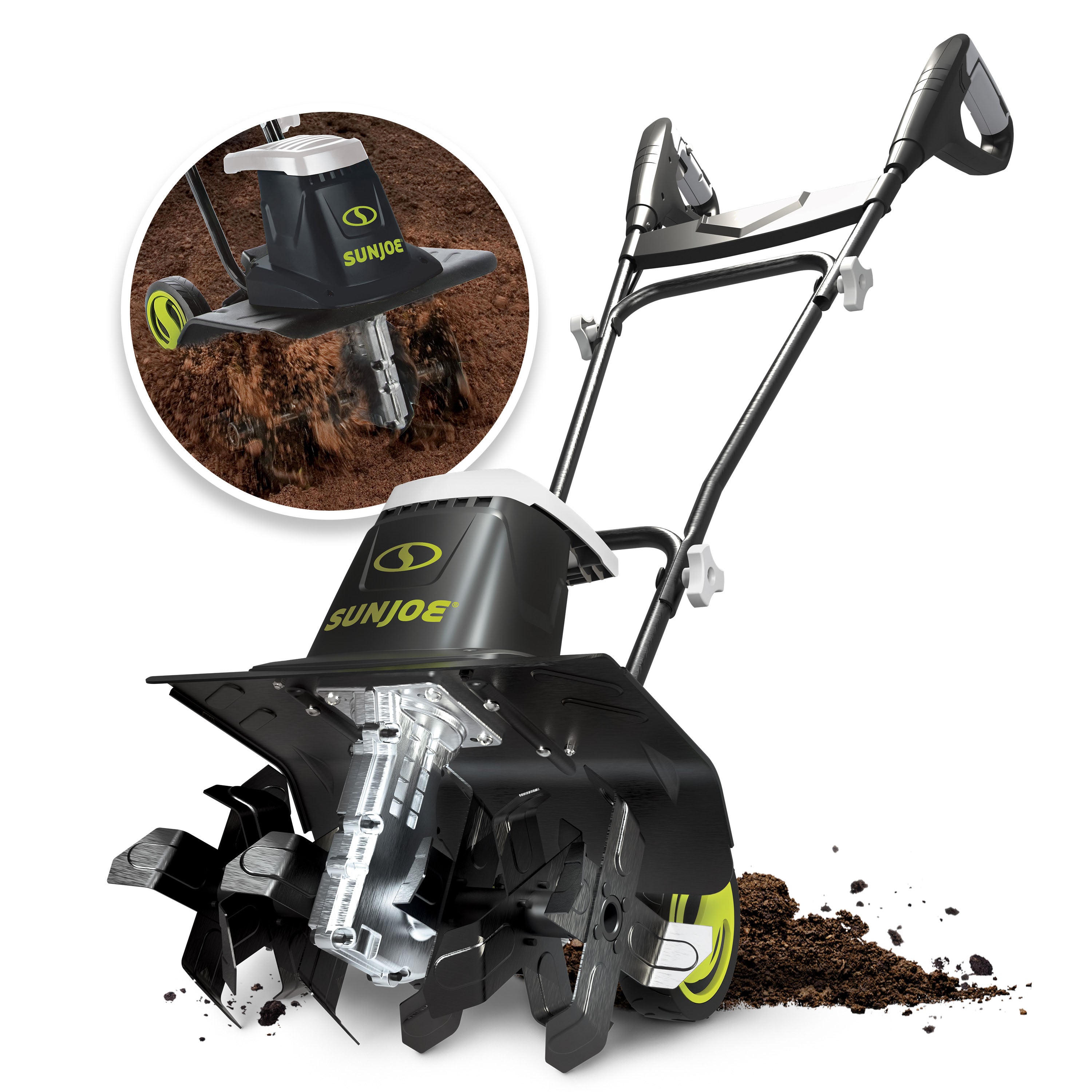 Sun Joe TJ604E 16 in. 13.5-Amp Electric Garden Tiller/Cultivator
