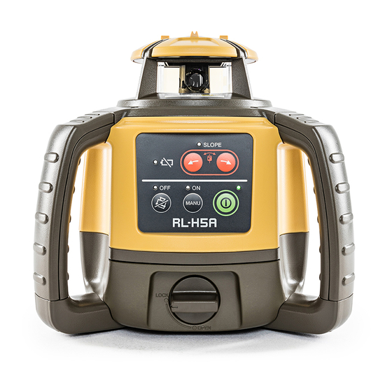 Topcon RL-H5A Self-Leveling Horizontal Rotary Laser