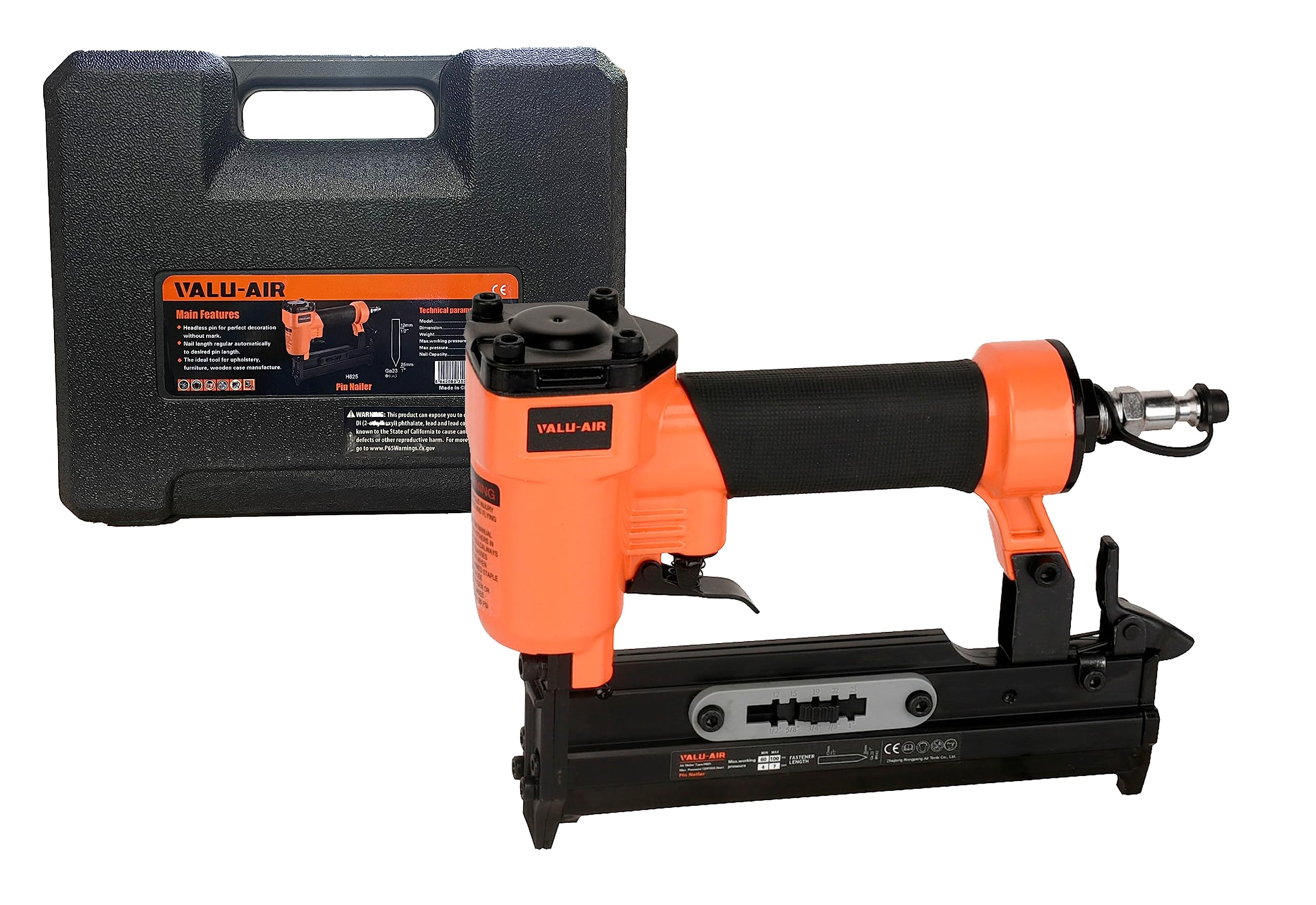 Valu-Air H625 23-Gauge 1" Pneumatic Micro Pin Nailer