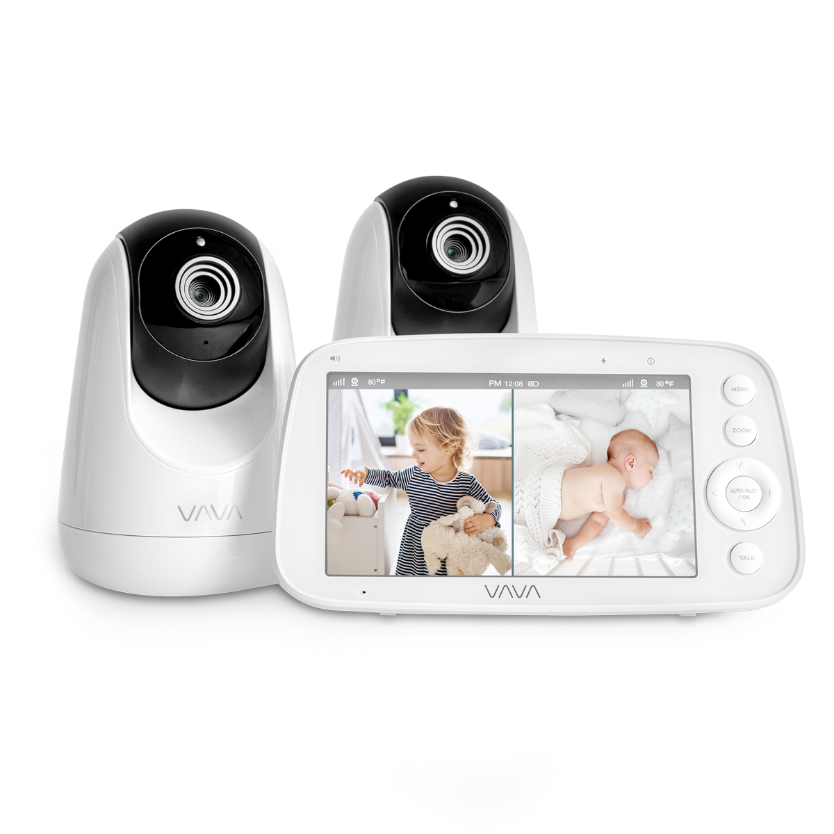 VAVA Split View 5" 720P Video Baby Monitor with 2 Cameras (VA-IH009)
