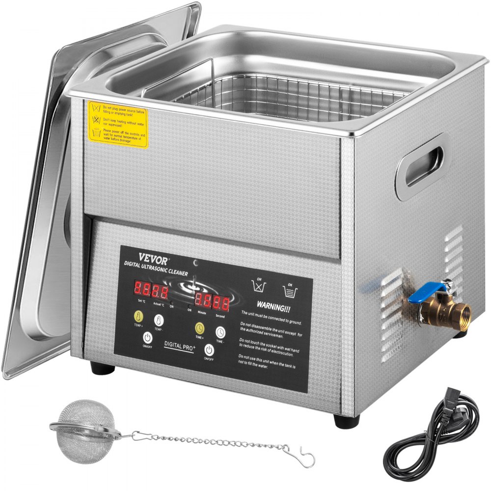 VEVOR Digital Ultrasonic Cleaner 6L (50kHz)