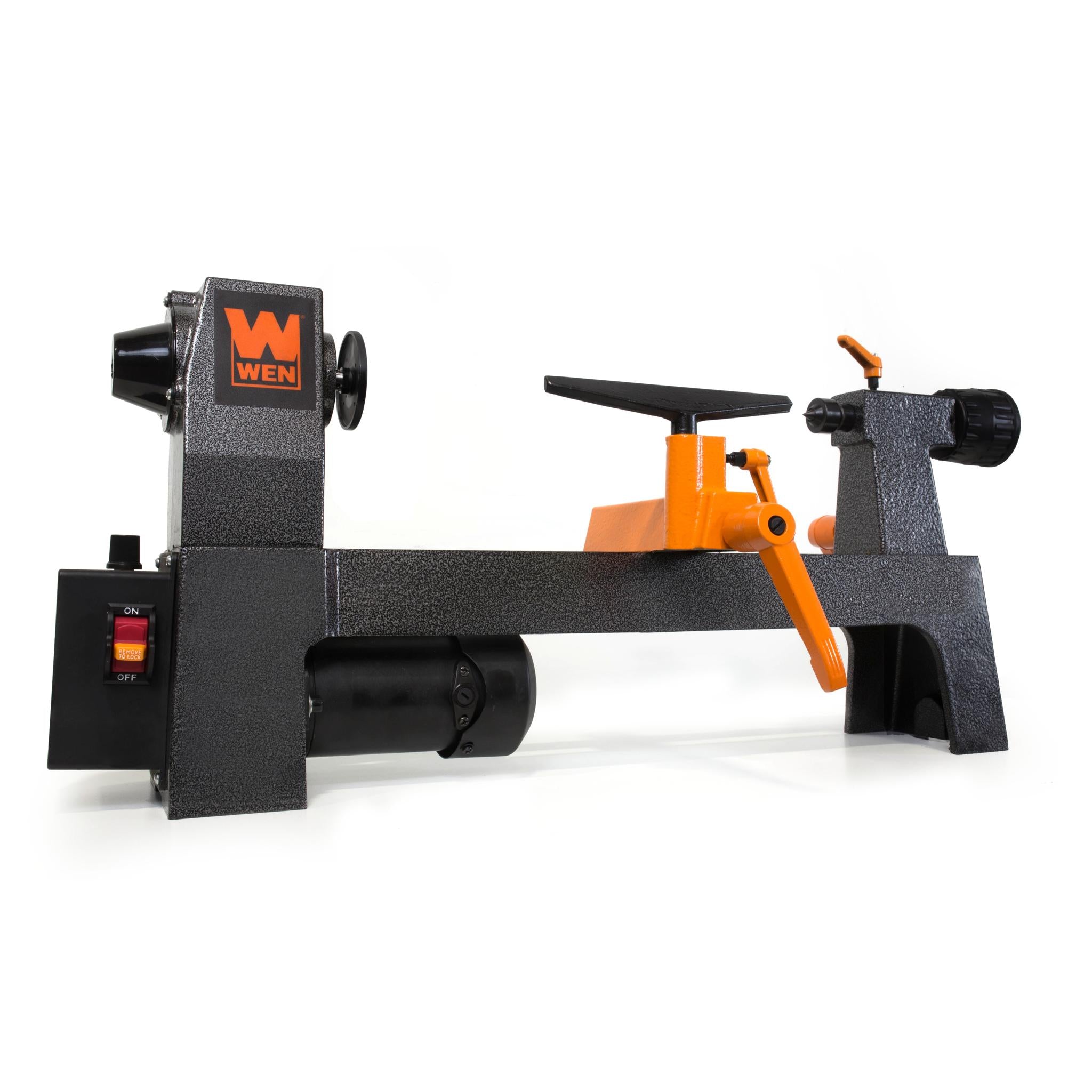 WEN LA3421 3.2-Amp 8" x 13" Variable Speed Mini Benchtop Wood Lathe