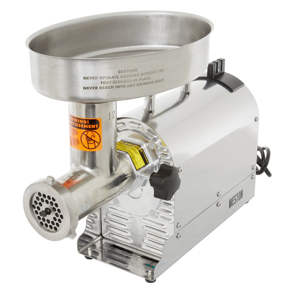 Weston Pro Series #12 1 HP Electric Meat Grinder (10-1201-W)
